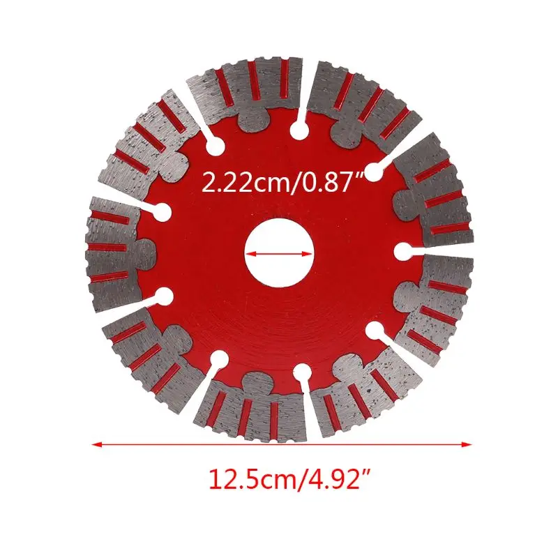 125 133 156 мм Алмазная Пила диск для сухой резки Мрамор Бетон фарфоровые держатели для сверл кварцевый камень; бетон режущие диски - Цвет: 125mm