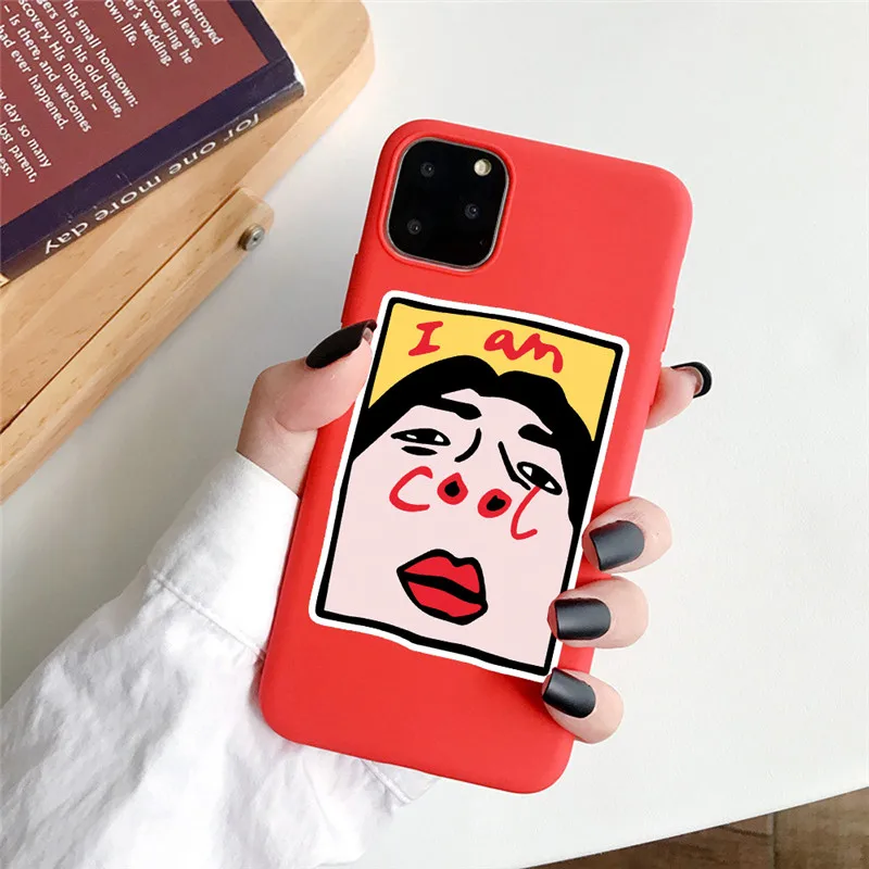 Ottwn для iPhone 12 11 Чехол симпатичный чехол телефона 7 8 6 6S Plus X XR XS Max 5S мягкая