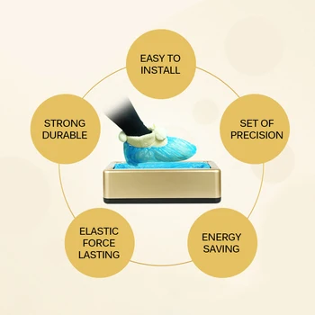 

One-time Automatic Shoe Cover Machine Home office Intelligent Shoe Sleeve Tool Disposable Foot Cover Machine Shoe Film Device