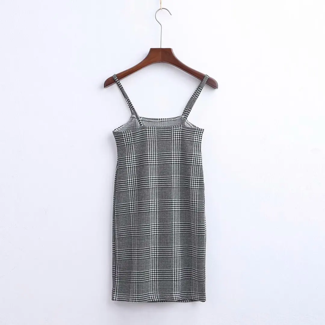 

Europe And America Retro Thousands of Birds off-Shoulder Tube Top Strapped Dress Sexy Sheath Short Skirt Backless Chest-Skirt