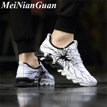 

Wild Man Sneakers Ultralight Sport Shoes Male Wear Resisting Sports Shoes Men Thick Bottom Men's Running Shoes Multicolor X1