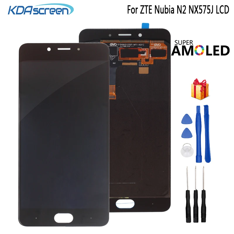 

For ZTE Nubia N2 NX575J LCD Display Touch Screen Digitizer Phone Parts For ZTE Nubia N2 Display Assembly Replacement Screen LCD