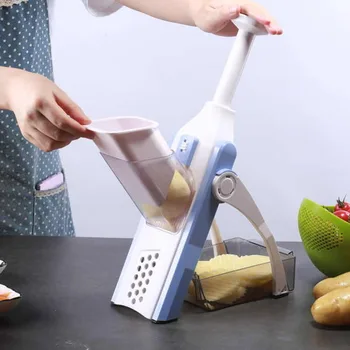 

5 In 1 Multifunctional Vegetable Cutter Shred Slice Peeling Tool Home Kitchen Tool Shredder Cutter Vegetable Slicer dropship