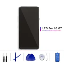 6,1 ''ЖК-дисплей для LG G7 ЖК-дисплей G710 G710EM G710PM G710VMP сенсорный экран сборка дигитайзер Рамка для LG G7 thinQ lcd