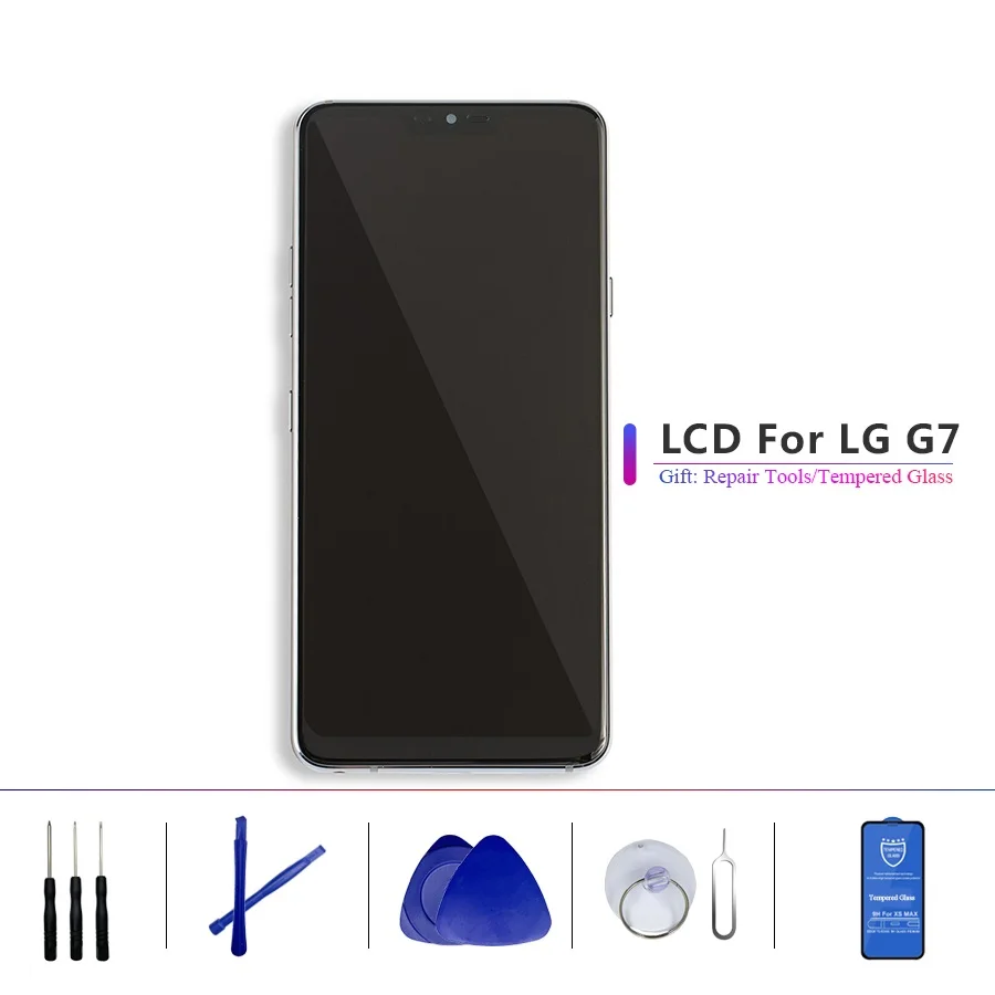 

Original 6.1''LCD For LG G7 LCD G710 G710EM G710PM G710VMP LCD Display Touch Screen Assembly Digitizer Frame For LG G7 thinQ LCD