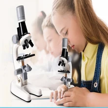 Nouveaux jouets éducatifs colorés pour bébés, Microscope 1200x, enseignement précoce de la Science et de la technologie en laboratoire, jeu, cadeau pour enfants