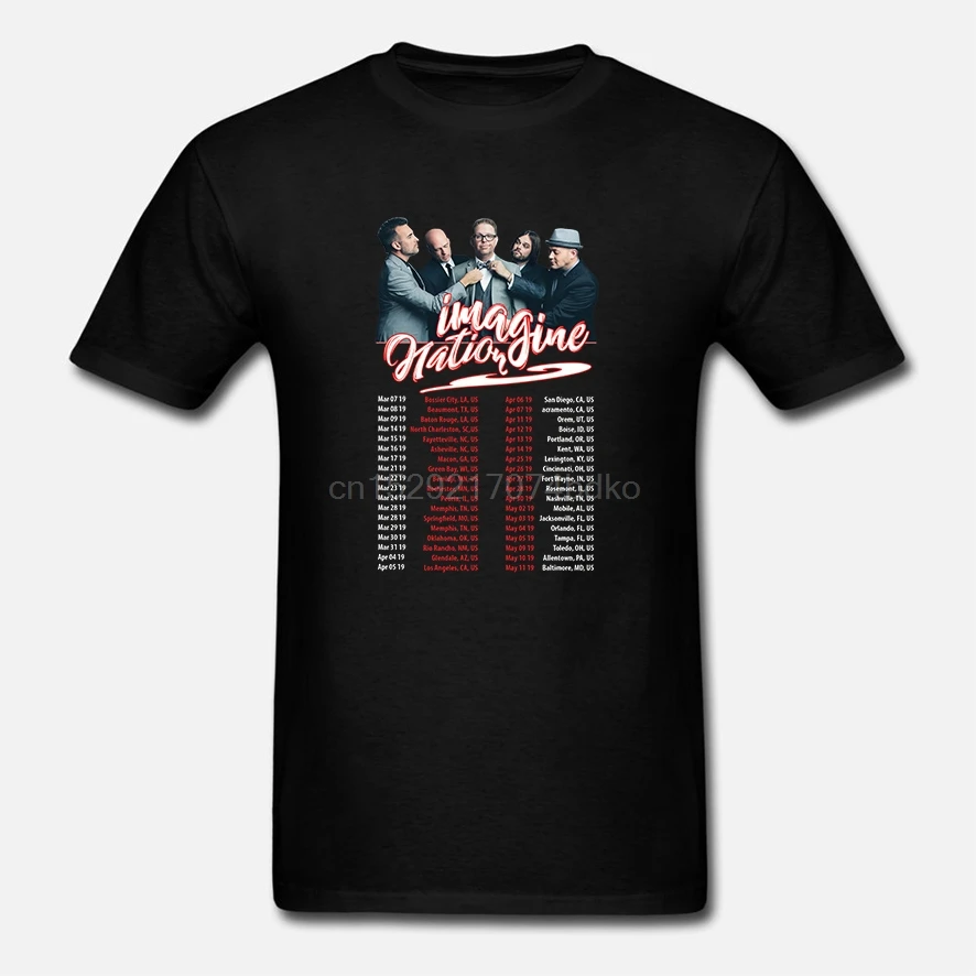 MERCYME с Краудером IMAGINE NATION TOUR 2019 альбом рубашка для взрослых S-5XL детей |