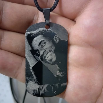 

Customized Tag Pendant Necklace for Men Women Engrave Photos Letters Logo Custom Design never fade fashion Jewelry Gift 2020