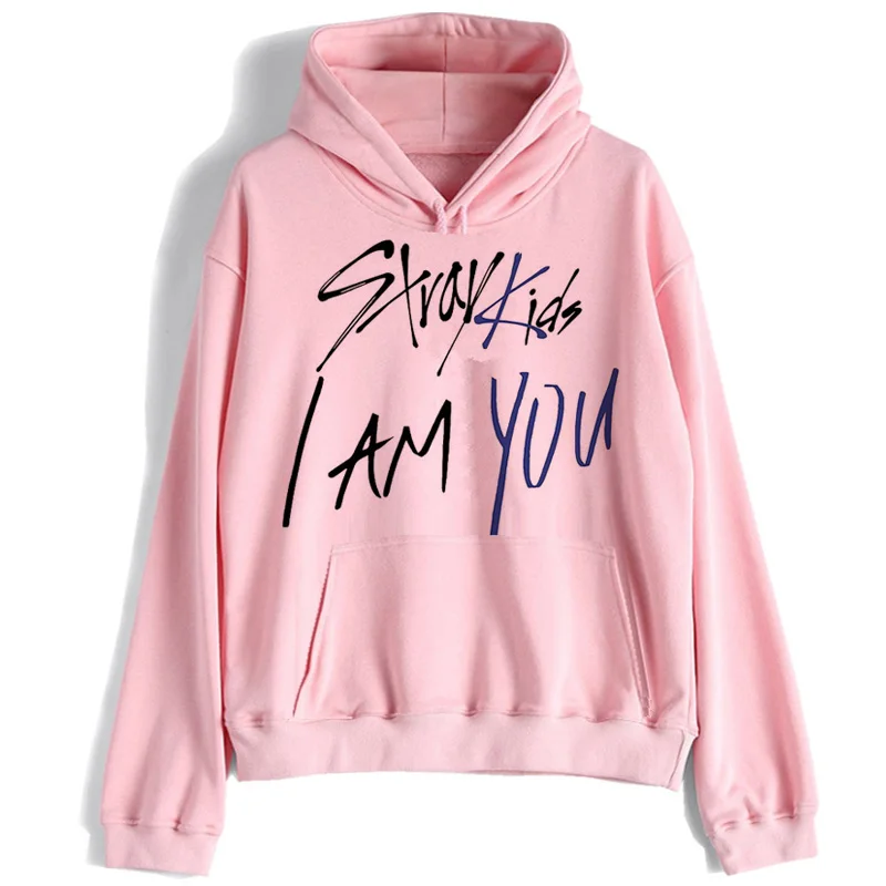  Stray Kids I Am who hoodie Cool Warm Long Sleeve streetwear Sweatshirts hip hop female korean cloth