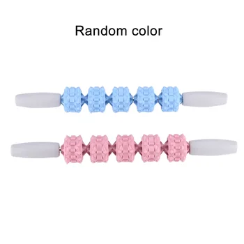 

Gym Pain Relief With Spiky Ball Back Muscle Roller Yoga Fitness Deep Tissue Massage Stick Relax Trigger Non Slip Tool Leg