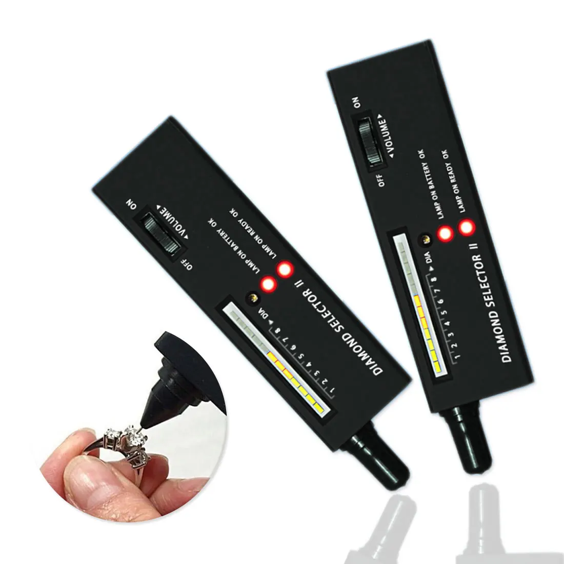 

Professional Diamond Tester Gemstone Gem Selector Jewelry Watcher Tool High Accuracy LED Diamond Indicator Test Pen