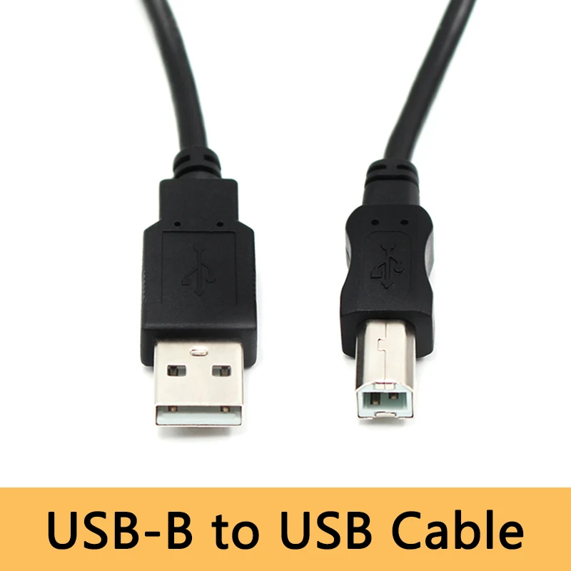 USB кабель для принтера USB2.0 кабель для печати адаптер тип A штекер B штекер Сканер Принтер кабель для камеры Epson hp копир сканер