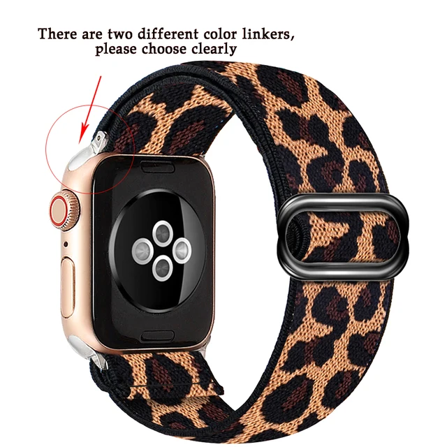 Soft and comfortable nylon Loop elastic buckle Apple watch band 38mm 42mm Series 7 SE654321 For iWatch Strap Bohemia braid  44mm 5