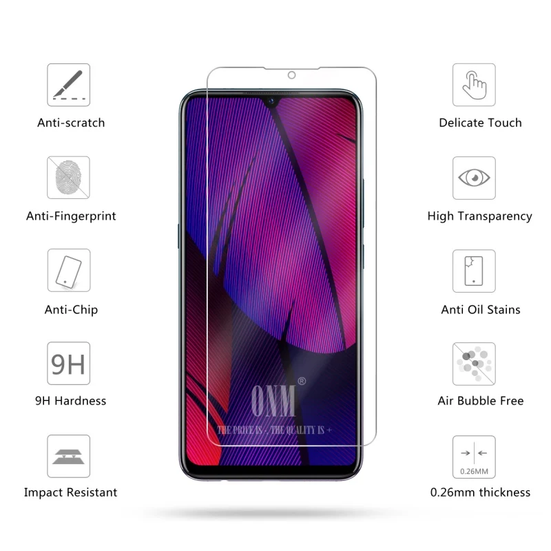 2 шт., закаленное стекло для VIVO IQOO NEO 855, Защитное стекло для экрана 2.5D 9 H, закаленное стекло для VIVO IQOO NEO 855, защитная пленка