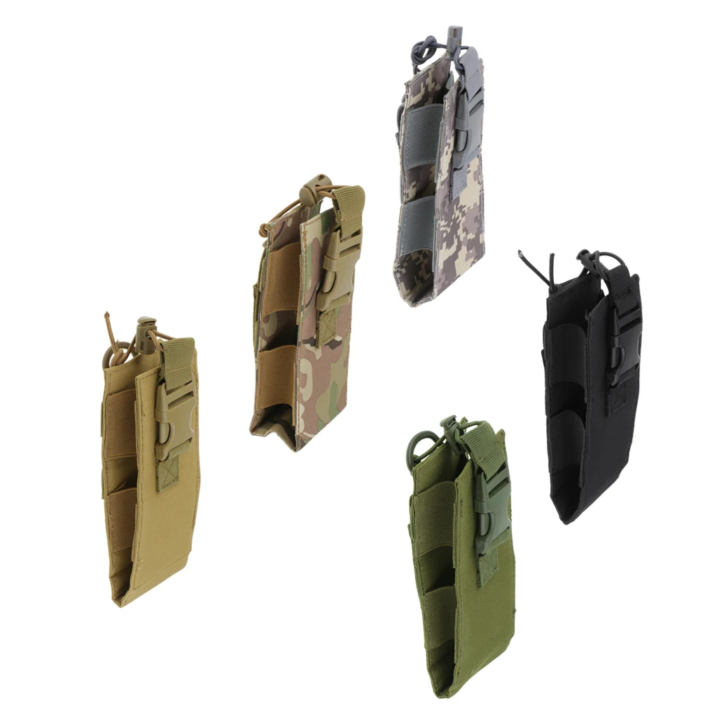 Walkie Talkie Holder Walkie Talkie Waist Pouch Radio Pouch Multi-purpose Bag Hunting Outdoor Pocket Military Carry Bag Holder