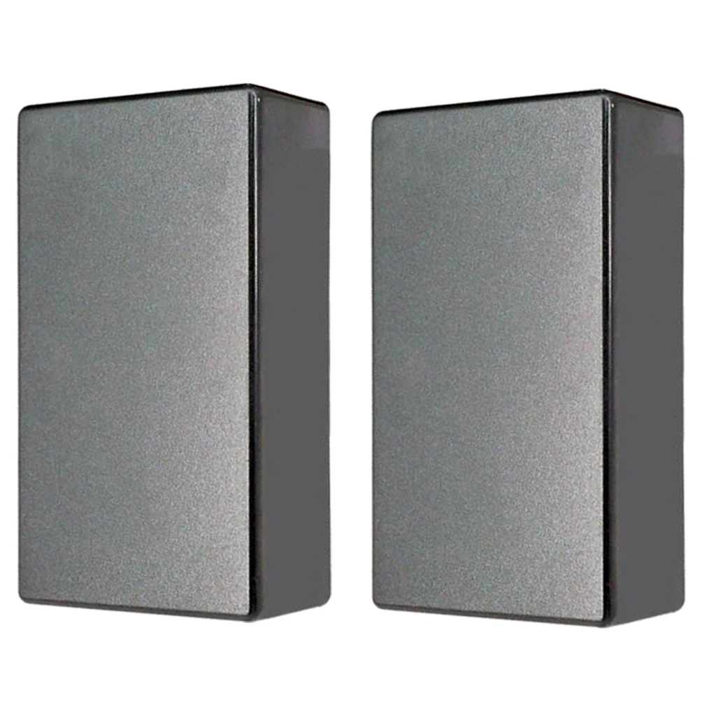 Tooyful 2 Pcs Plastic Sealed Closed Double Coil Guitar Humbucker Pickup Covers No Hole for Electric Guitar Musical Part Decor
