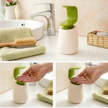

Creative ABS Finished C-type One-hand Back Press Hand Sanitizer Bottle Soap Dispenser