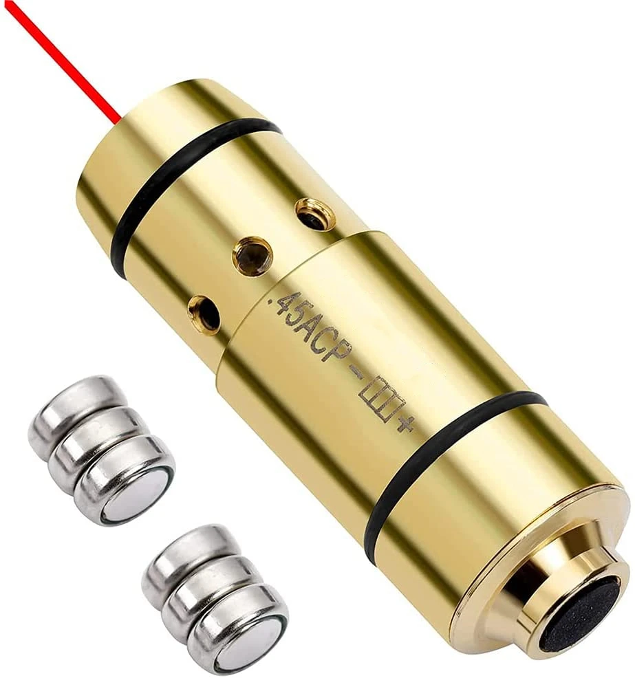 Cartouche laser Red Dot, 9x18, 9x19, 9mm, 380génital, 38éventuelles L, 45génital, 40S & W, 223Rem, Bullet Training, Dry Fire, Laser Cartridge