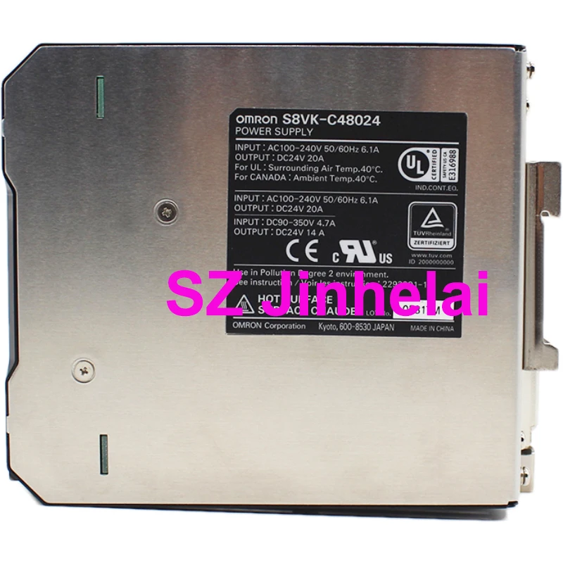 Alimentatore Di Commutazione Originale Autentico Di Omron S8Vk-C48024 24V Alimentatore Di Modo Del Commutatore 480W 24Vdc 20A