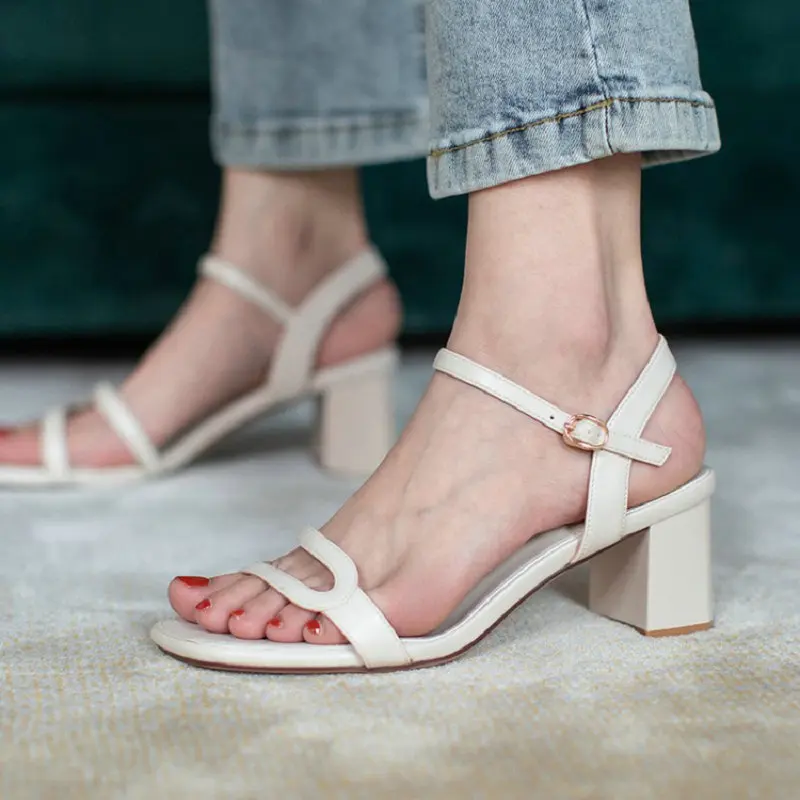 yellow open toe shoes