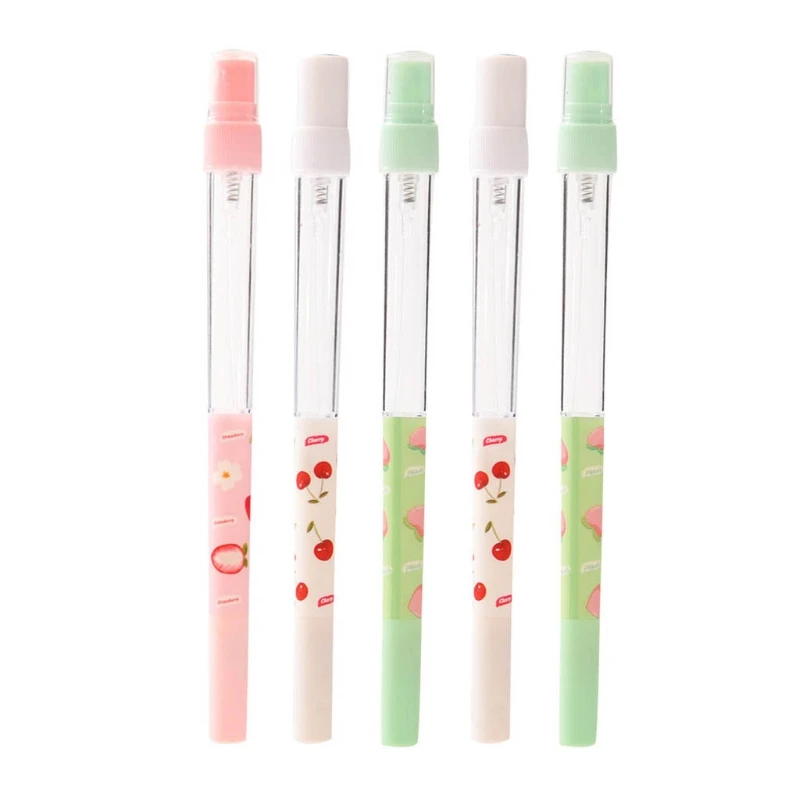 

5Pcs Spray Pen Portable Refillable Empty Spray Mister Gel Pen Kit Pattern Random U4LD