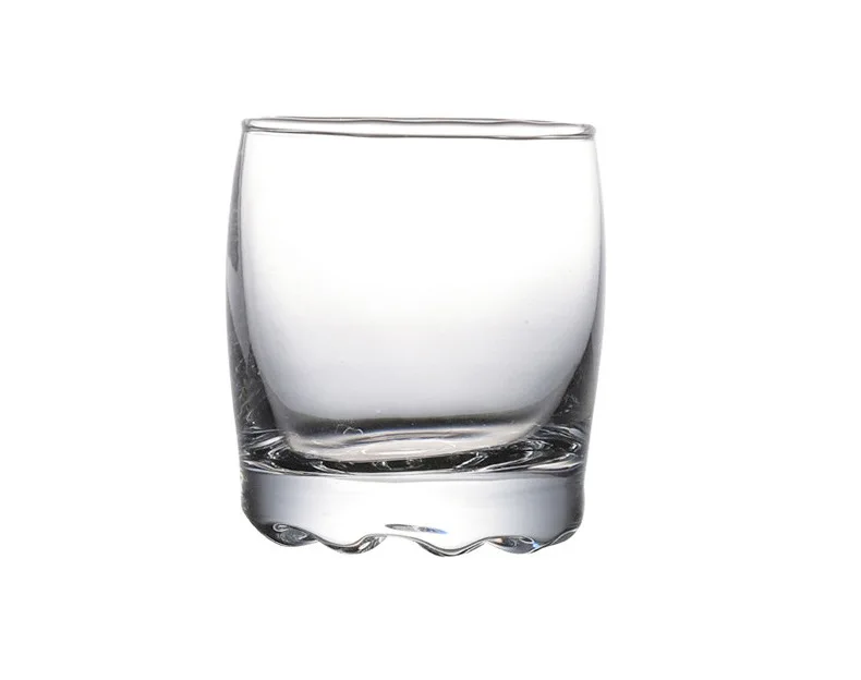 3 6PCS Crystal Vodka Cup Shot Glass Cup Whisky Shot Glasses Wine Glass Party Drinking  Thick Bottom Cup Double Wall Glass