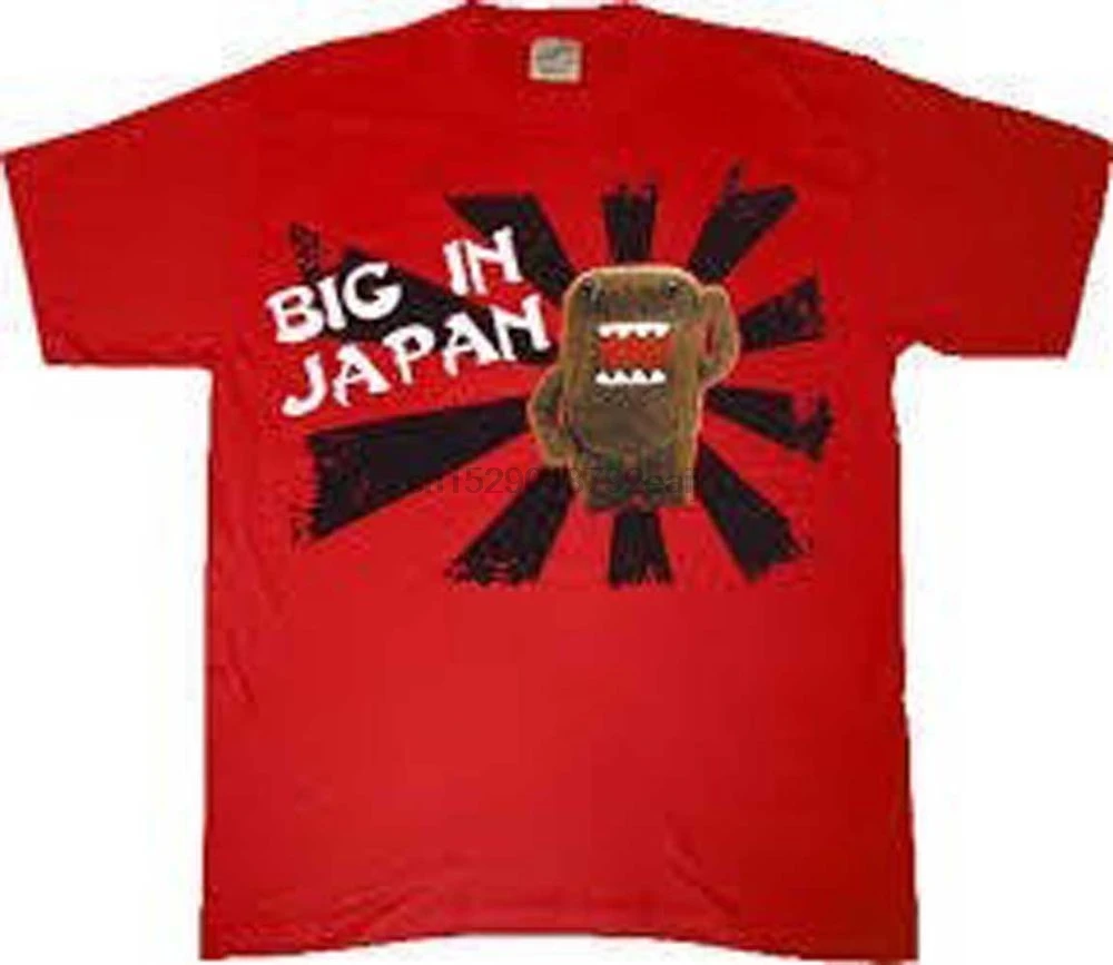 Domo Kun Big In Japan футболка с героями мультфильмов Мужская Унисекс Новая модная