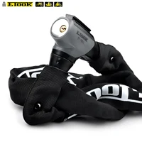 Etook ล็อคแบบพกพาจักรยานเสือภูเขาและถนนสกู๊ตเตอร์ล็อคทนทานผ้าไนลอน Anti Scratch Heavy Duty ยาว Anti Rust โซ่ 1