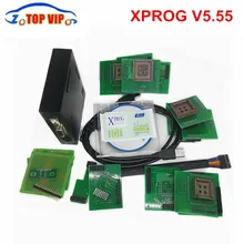 Новейший X Prog-M Xprog m V5.55 ECU чип программист тюнинга X Prog M Box 5,55/v5.84 XPROG-M без USB ключа