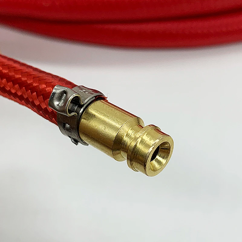 WP9F 4M Red Super Soft Hose Braided Air-Cooled Complete TIG Welding Torch 35-50 Connector