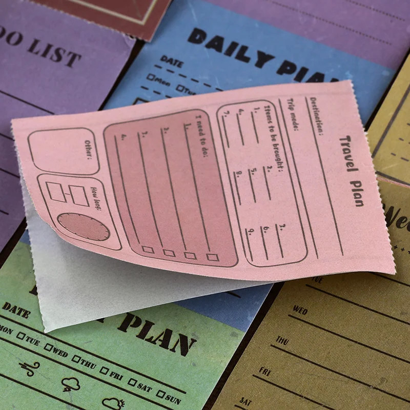 5 шт/лот винтажная почтовая штамп планировщика васи лента чтобы сделать список