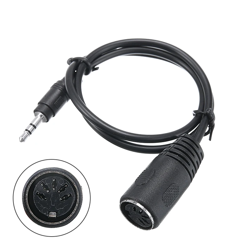 /CD ÷̾/º pc  3.5mm-DIN  ̺, Ʈ AUX ̾ ׷   Է ̺ 1 