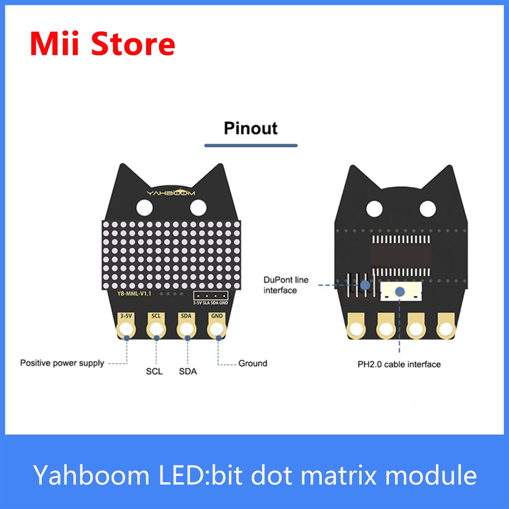 Yahboom 8*16  BBC ũ Ʈ α׷   ȭ led Ʈ Ʈ 