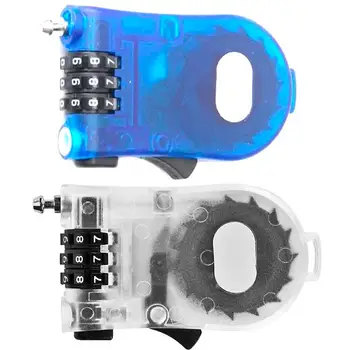 

Top Sell Blue Retractable 3-Digit Combination Cable Bike Lock Code travel padlock Luggage I1W5