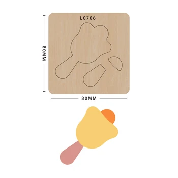 

Scrapbooking 2020 new scrapbooking wooden cutting-die diy making decor supplies template suitable for big shot machines