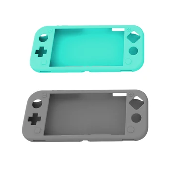 

2x for Nintendo Switch Lite Soft Case Shockproof Cover Game Grip Protective Shell - Bluish Green & Gray