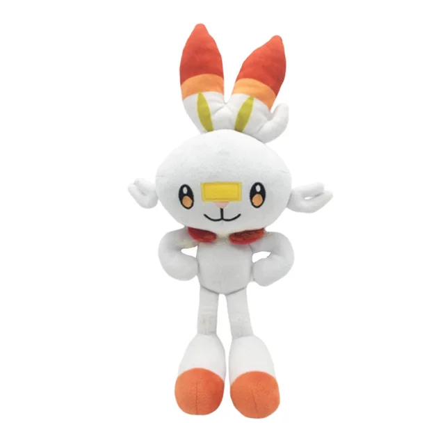 New pokemon plush 20-30cm Sword Shield Gosanke Sobble Grookey Scorbunny Animal Monkey Rabbit Stuffed Plush Toy for Children