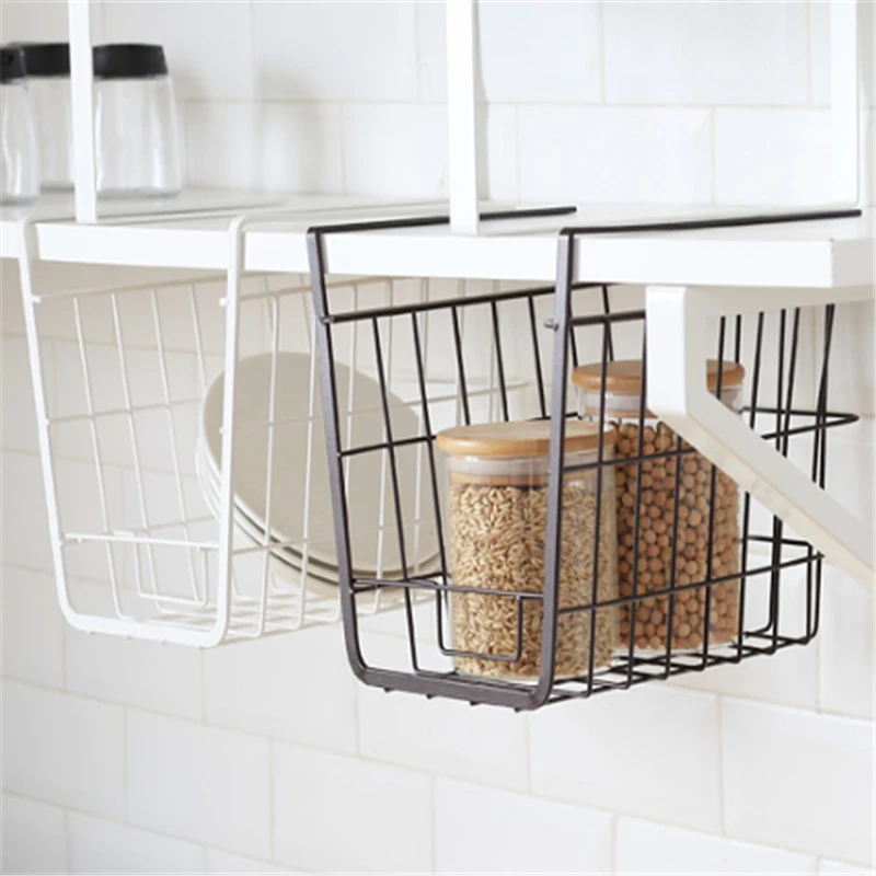 Other Home & Living Wrought Iron Mesh Shelf Basket Under