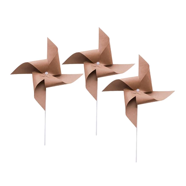 3pcs Paper Pinwheel Toy ner Windmill Kids Toy Yard Garden Decor Wedding Birthday Decorations Photo Props 1