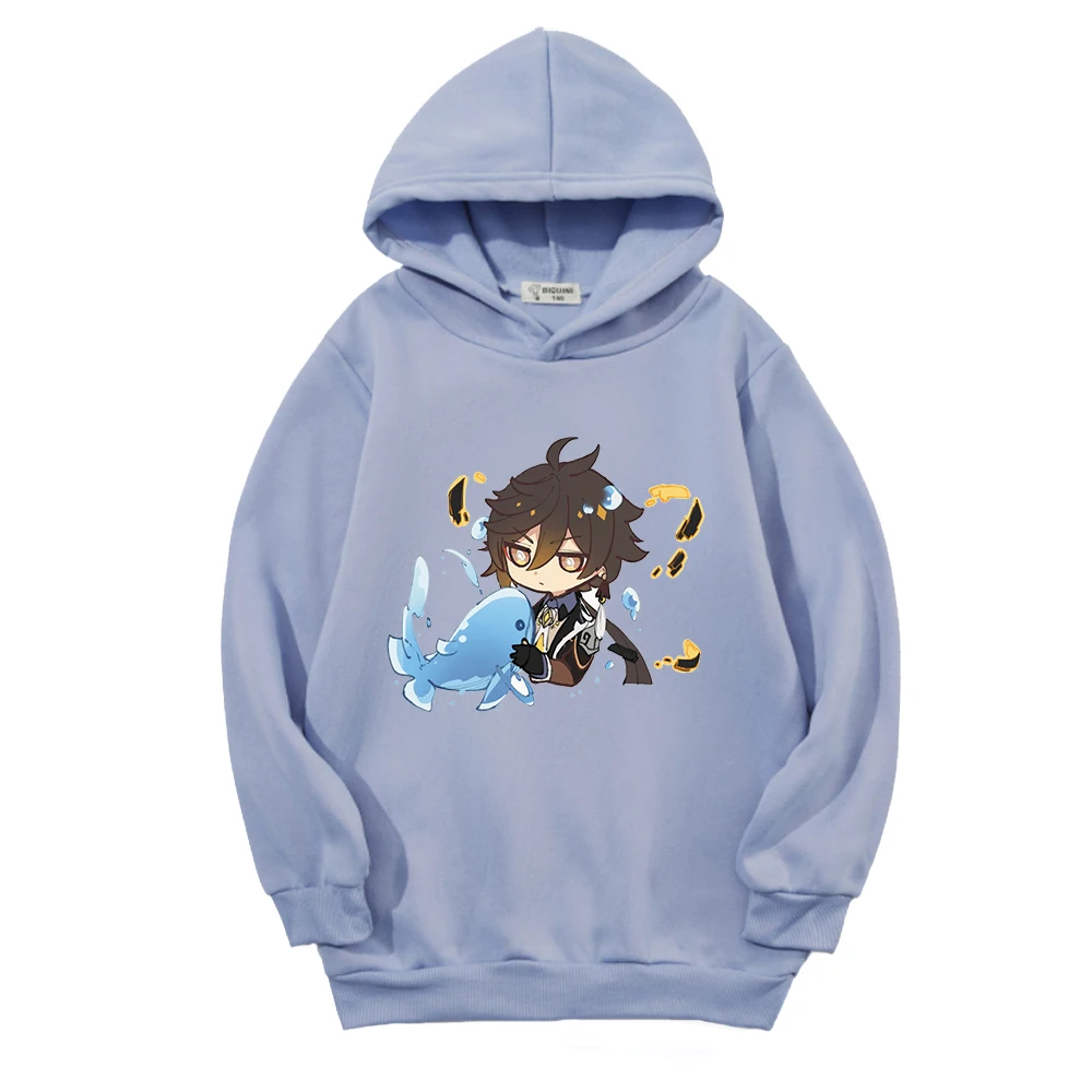 best hoodie for boy Genshin Impact Kids Clothes Boy Hot Game Zhong Li Print Kawaii Hoodie Sweatshirts for Girls Anime Harajuku Wram Children Outwear best hoodie for teenage girl Hoodies & Sweatshirts