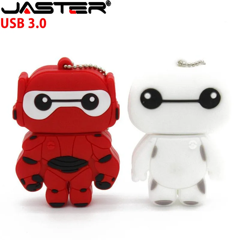 JASTER доставка мультфильм BAYMAX персонаж usb флэш накопитель большой HEOR 6 pendrive 16 ГБ 32