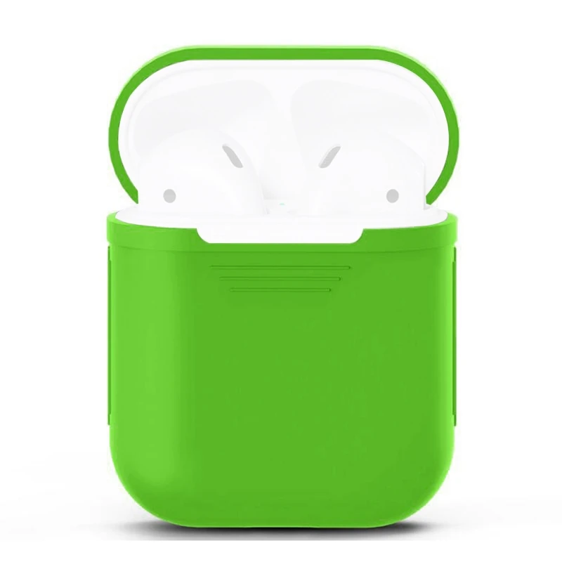 Мягкий силиконовый чехол, наушники для Apple Airpods, Bluetooth, беспроводные наушники, защитный чехол, коробка для Air Pods, вкладыши наушников, сумка
