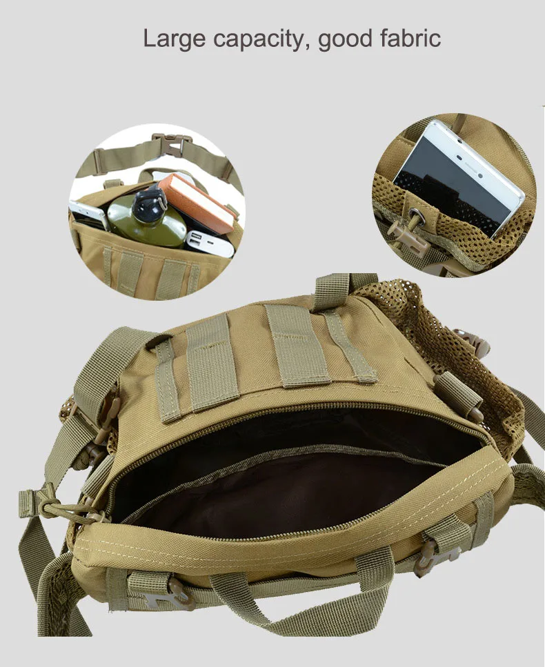 Мужская тактическая карманная 600D оксфордская поясная сумка, Тактическая Военная уличная спортивная армейская сумка, походная сумка для рыбалки, охоты, кемпинга, путешествий