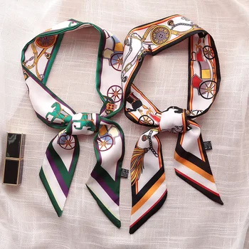 

Silk Scarves 2020 Women Foulard Head Hijab Scarf Ladies Chiffon Shawl Wrap Muffler Pareo Bandanna Female Pashmina Bandana