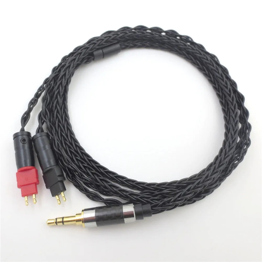 Аудиокабель для Sennheiser HD600 hd580 HD650 hd660s 2-pin 8 ядер 2 5 мм 3 4 | Электроника