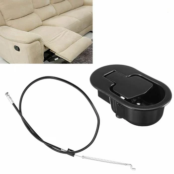 

Home Sofa Release Lever Hardware Recliner Handle Set Chair Smooth Trigger Corrosion Resistant Metal Wide Use Cable Easy Install
