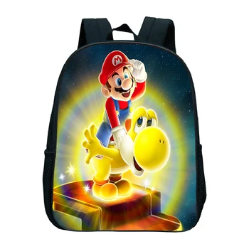 

Cute Super Mario Bros Mini Book Backpack Children Kids Back to School Gift Rucksack Kindergarten Beautiful Kawaii Mochila