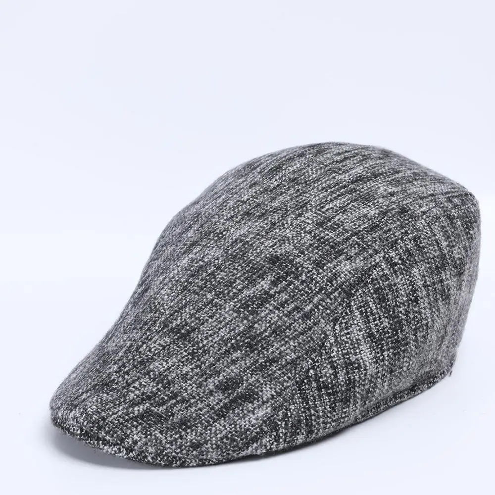 Берет Шляпа женская плоская кепка для мужчин и женщин мягкая ломанная шляпа ретро-шляпы Повседневная дышащая зимняя Удобная берета Berret Femme#2O04