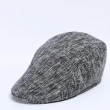 Берет Шляпа женская плоская кепка для мужчин и женщин мягкая ломанная шляпа ретро-шляпы Повседневная дышащая зимняя Удобная берета Berret Femme#2O04