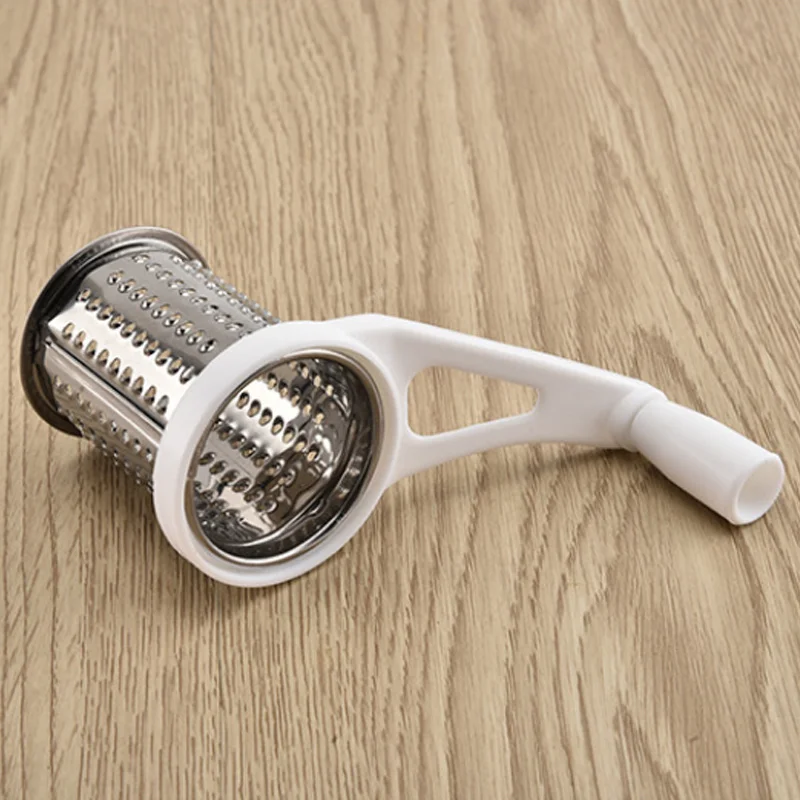 Chocolate Cutter Ginger Slicer Stainless Steel Drum Hand-Cranked 1Pcs Rotary Cheese Grater Kitchen Tools Multifunction